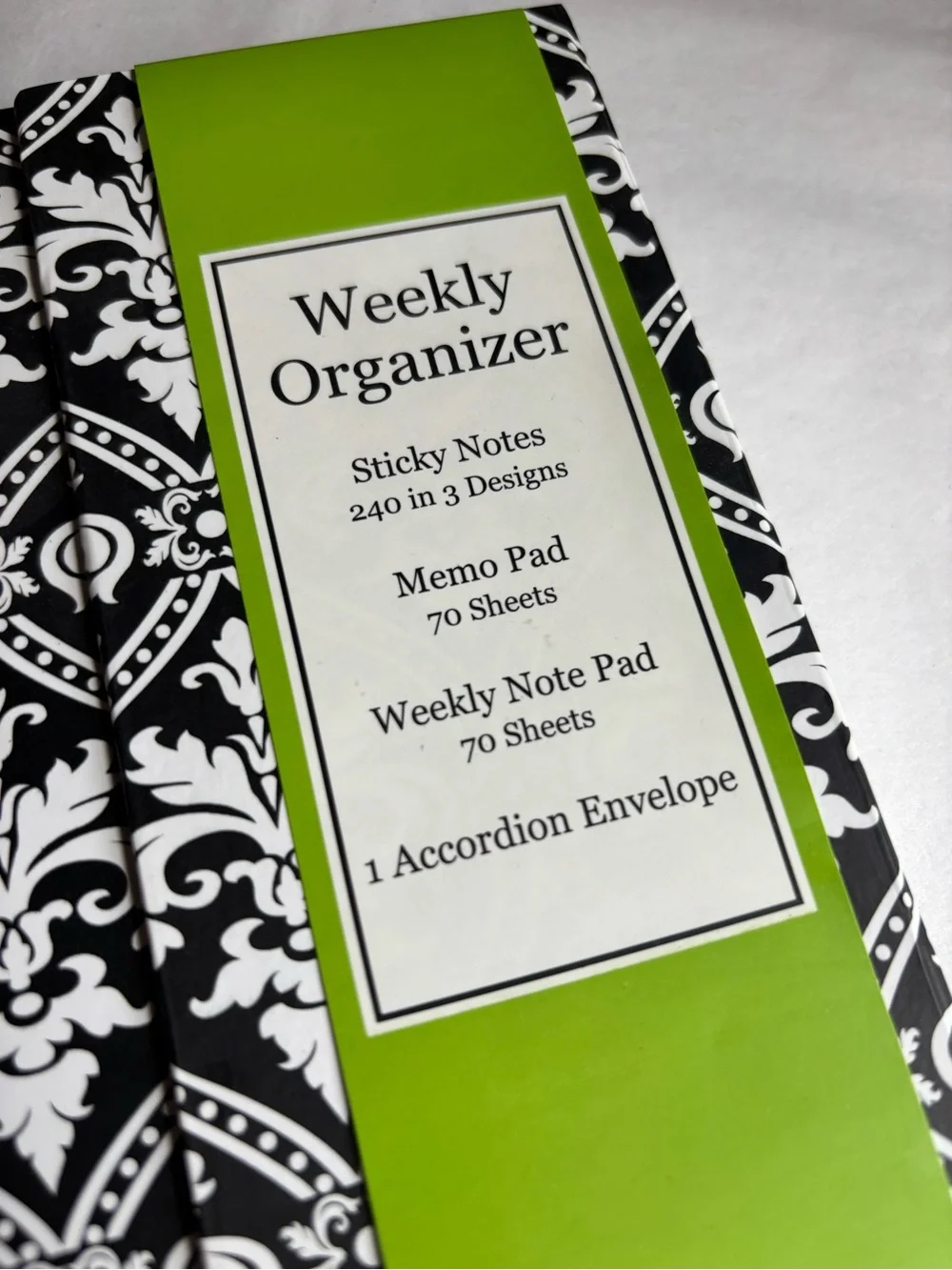 Weekly  organizer planner calendar notebook C monogram NEW!